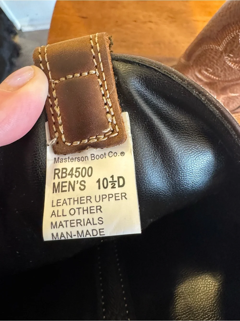 Masterson Boot Co. Brown Cowboy Boots